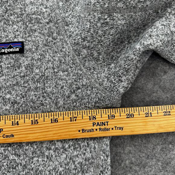 Patagonia Womens Better Sweater Size M Gray 1/4 Zip Pullover Outdoor Sports - Picture 12 of 12